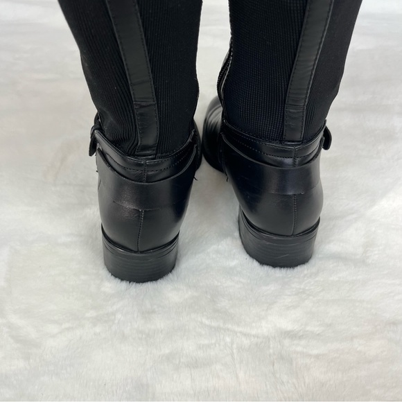 FRANCO SARTO CEDAR KNEE HIGH BLACK BOOTS SIZE 8 - Picture 4 of 14